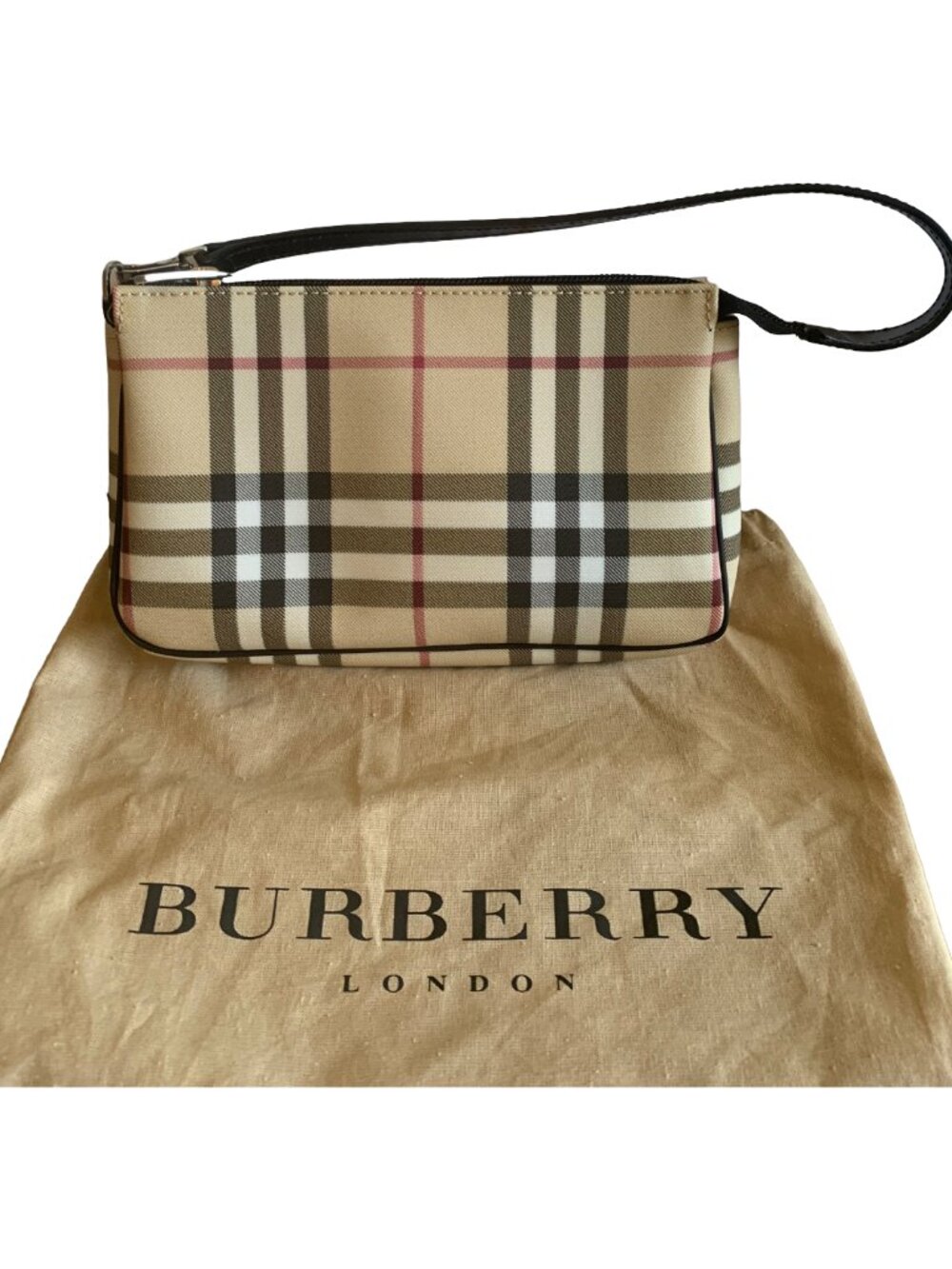 BURBERRY House Nova Check Pochette Small Shoulder Bag Vintage Y2K